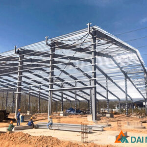 Chi Phí Xây Nhà Xưởng Khung Thép Tiền Chế 300m2 – 400m2